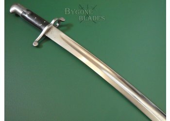 British 1860 Pattern Martini Henry Yataghan Sword Bayonet. Reeves #7