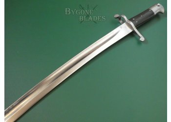 British 1860 Pattern Martini Henry Yataghan Sword Bayonet. Reeves #8