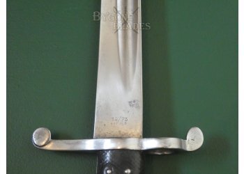 British 1860 Pattern Martini Henry Yataghan Sword Bayonet. Reeves #10