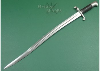 British 1863 Whitworth Rifled Musket Sword Bayonet. Rare. #2011008 #6