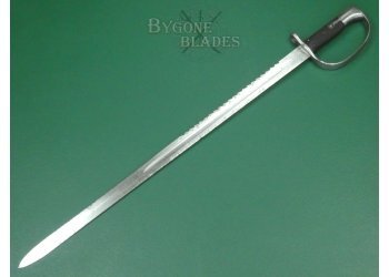 British 1879 Martini-Henry Artillery Carbine Sawtooth Sword Bayonet. #2603006 #6