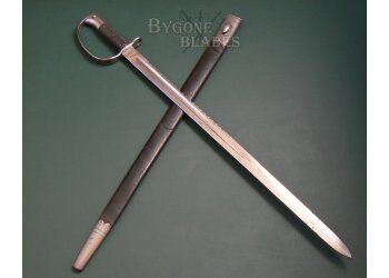 British 1879 Artillery Sawback Bayonet