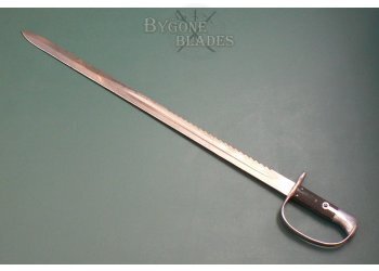 British 1879 Martini Henry Artillery Saw Back Sword Bayonet. Enfield 1882 #7