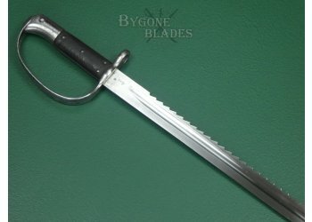 British 1879 Martini Henry Saw Toothed Artillery Sword Bayonet. #2412001 #7