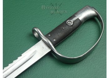 British 1879 Pattern Martini Henry Artillery Carbine Sword Bayonet #7