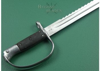 British 1879 Pattern Martini Henry Artillery Carbine Sword Bayonet #9
