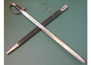 1879 Artillery Sawback Sword Bayonet