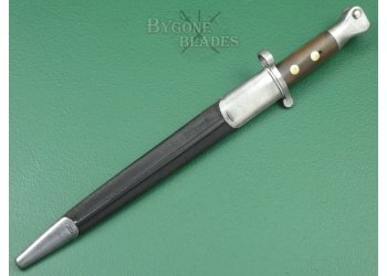 British 1888 Mk 1 Type II Lee Metford Bayonet. Matching Scabbard. #2312012 #4