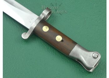 British 1888 Mk 1 Type II Lee Metford Bayonet. Matching Scabbard. #2312012 #10