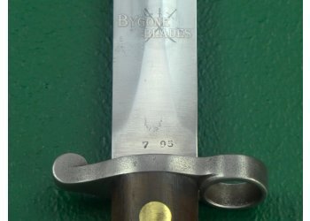 British 1888 Mk I Type II Lee Metford Bayonet. Matching Numbered Scabbard. #2207001 #11