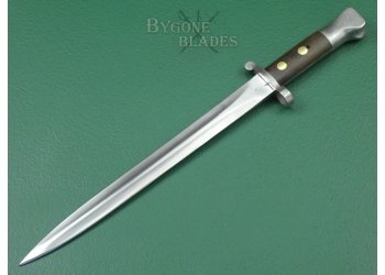 British 1888 Mk I Type II Lee Metford Bayonet. Matching Numbered Scabbard. #2207001 #6