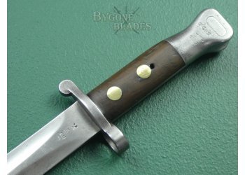 British 1888 Mk I Type II Pattern Bayonet. Royal Scots Lothian Regiment. #2205003 #8