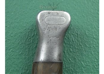 British 1888 Mk I Type II Pattern Bayonet. Royal Scots Lothian Regiment. #2205003 #9