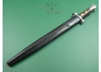 British 1888 Mk1 Type II Lee Metford Bayonet. Land Pattern Scabbard. #2106026 #4