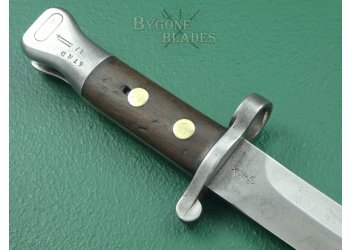 British 1888 Mk1 Type II Lee Metford Bayonet. Land Pattern Scabbard. #2106026 #7