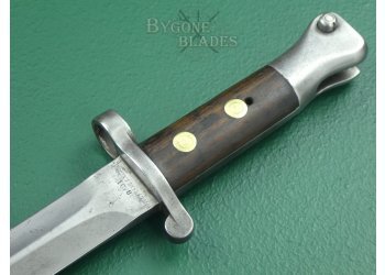 British 1888 Mk1 Type II Lee Metford Bayonet. Land Pattern Scabbard. #2106026 #8