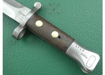 British 1888 Mk1 Type II Lee Metford Bayonet. Land Pattern Scabbard. #2106026 #10