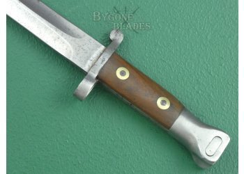 British 1888 Private Purchase Bayonet. Mk III Naval Pattern Scabbard. WW1 Provenance. #8