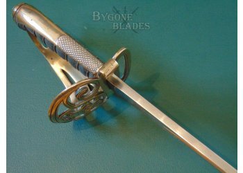 British 1889 Pattern Staff Sergeants Sword. Unit Marked #9