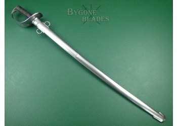 British 1890 Pattern Cavalry Troopers Sword. Unit Marked. Matching Scabbard. #2207005 #3