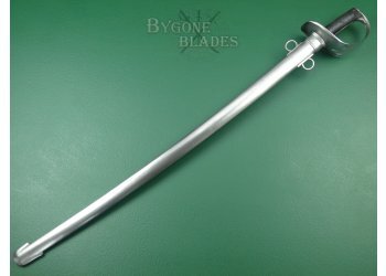 British 1890 Pattern Cavalry Troopers Sword. Unit Marked. Matching Scabbard. #2207005 #4
