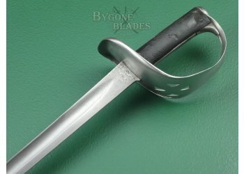 British 1890 Pattern Cavalry Troopers Sword. Unit Marked. Matching Scabbard. #2207005 #8