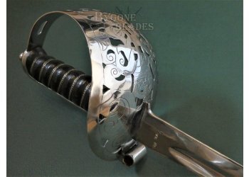 British 1892 Mk II Pattern Household Cavalry Troopers Sword. Wilkinson 1945 #12