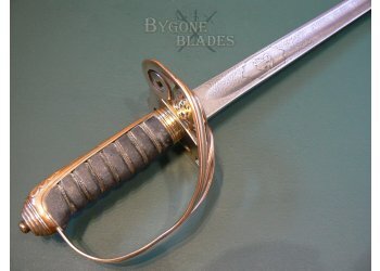 British 1892 Pattern Monogrammed Infantry Officer&#039;s Sword by S. J. Pillin #7