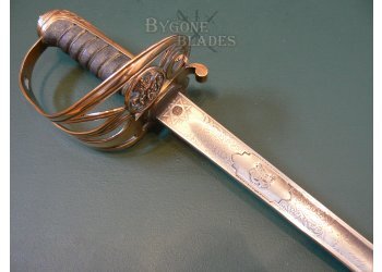 British 1892 Pattern Monogrammed Infantry Officer&#039;s Sword by S. J. Pillin #9