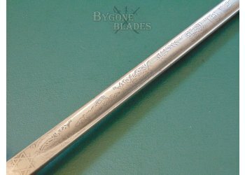 British 1892 Pattern officer&#039;s dress Sword. Lt. Colonel Downe #12