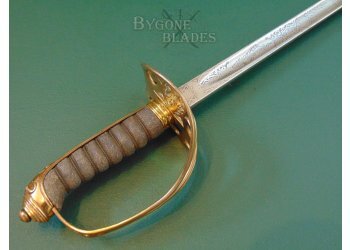 British 1892 Pattern officer&#039;s dress Sword. Lt. Colonel Downe #7