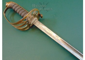 British 1892 Pattern officer&#039;s dress Sword. Lt. Colonel Downe #9