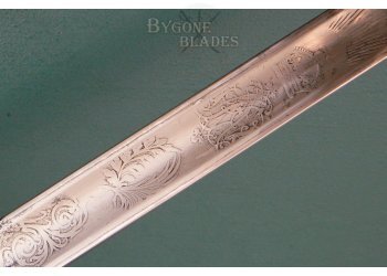 British 1895 Pattern Army Officers Sword. E. Thurkle #12