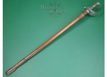 British 1896 Pattern 5th Royal Irish Lancers Sword. Cpt. V. Vallance. #2405001 #4