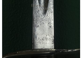 British 1897 Pattern Boer War Royal Engineer Officers Sword. S. J. Pillin. #2405006 #16
