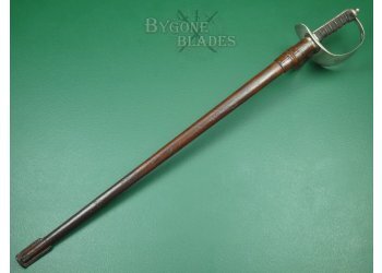 British 1897 Pattern Solid Guard Variant Staff Sergeants Sword. WW1. #2311016 #4