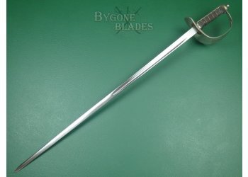 British 1897 Pattern Solid Guard Variant Staff Sergeants Sword. WW1. #2311016 #6