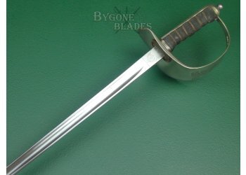 British 1897 Pattern Solid Guard Variant Staff Sergeants Sword. WW1. #2311016 #8