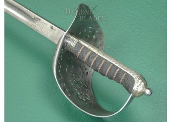 British 1897 Pattern Sword. Lt. Horsley. 4th Btn. North Staffordshire Reg. WW1. #2405010 #10
