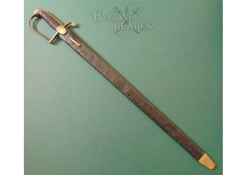 British Peninsular Wars Artillery Gunners Hanger Sword