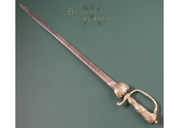 British 18th Century Saw-Back Hunting Sword. Cuttoe circa 1750 #7