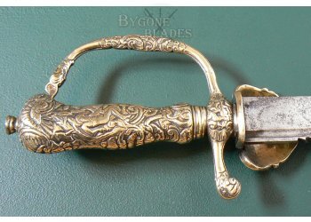 British 18th Century Saw-Back Hunting Sword. Cuttoe circa 1750 #11