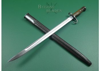 Hook quillon bayonet. No.1 Mk I scabbard