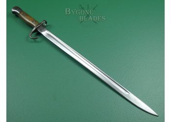 British 1907 Mk I Pattern Grenadier Guards Hooked Quillon Bayonet. Rare No.1 Mk. I Scabbard #5