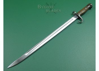 British 1907 Mk I Pattern Grenadier Guards Hooked Quillon Bayonet. Rare No.1 Mk. I Scabbard #6