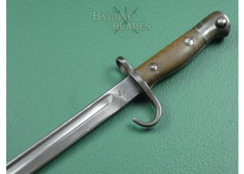 British 1907 Mk I Pattern Grenadier Guards Hooked Quillon Bayonet. Rare No.1 Mk. I Scabbard #8