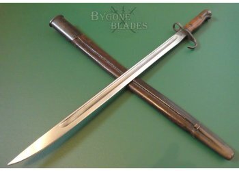 Hooked quillion bayonet. J.A.C