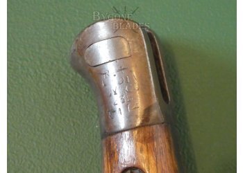 British 1907 Mk I Pattern Hooked Quillon Bayonet. Chapman 1908 #11