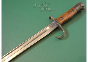 British 1907 Mk I Pattern Hooked Quillon Bayonet. Chapman 1908 #6