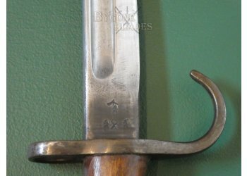 British 1907 Mk I Pattern Hooked Quillon Bayonet. Chapman 1908 #8